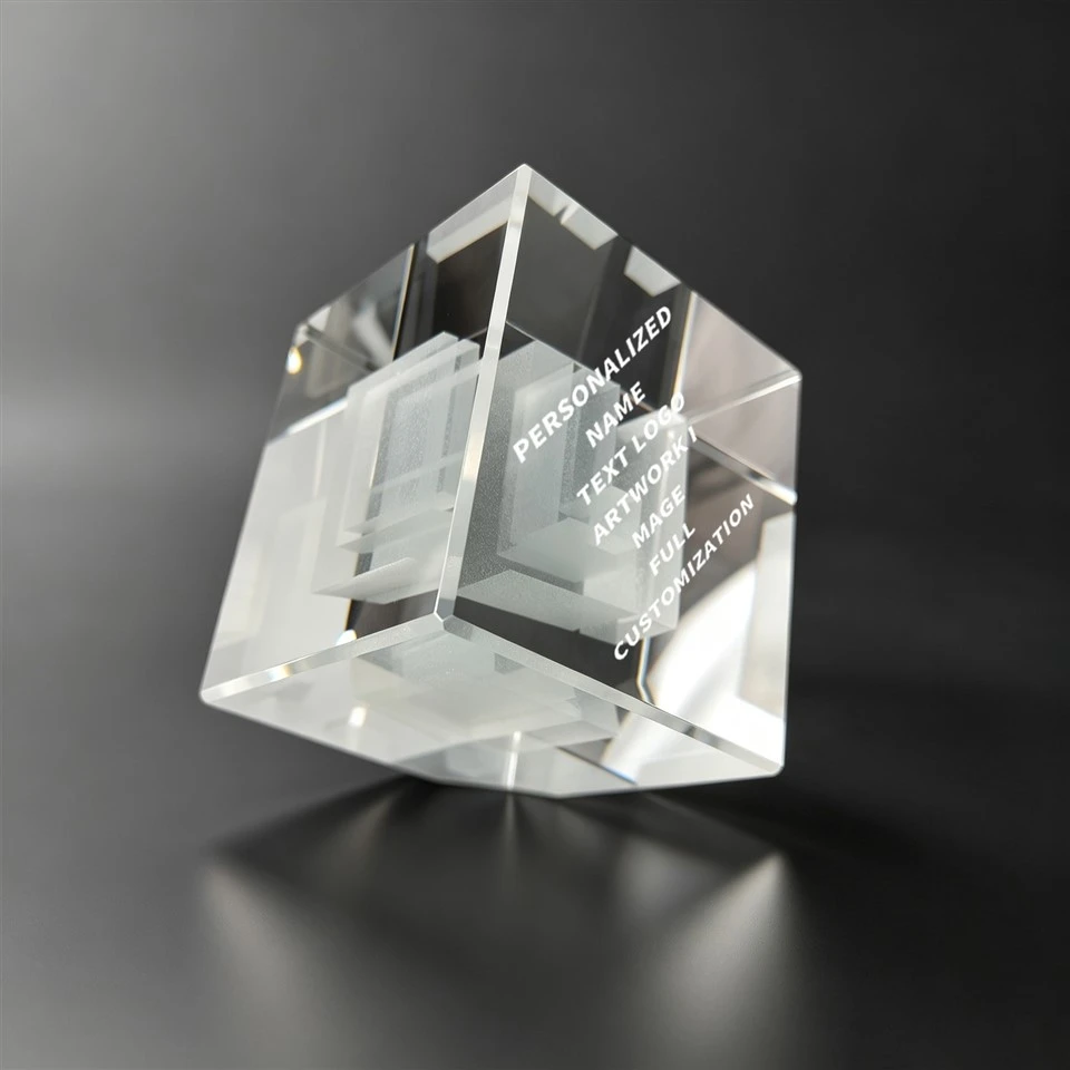 Diamond 3D Laser Crystal Cube factory