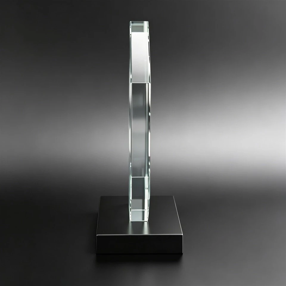 Personalized Hexagon Crystal Trophy Award Plaque high quality