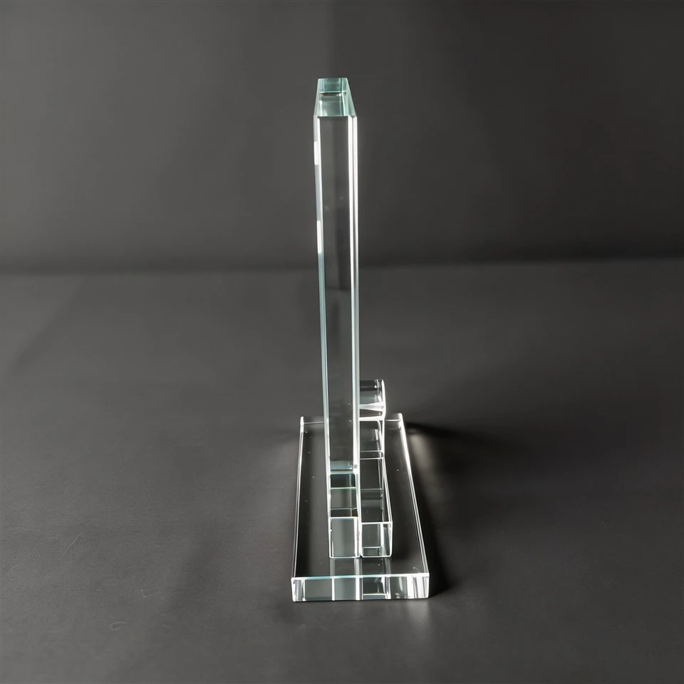Vertical Tech Symbol Crystal Plaque best